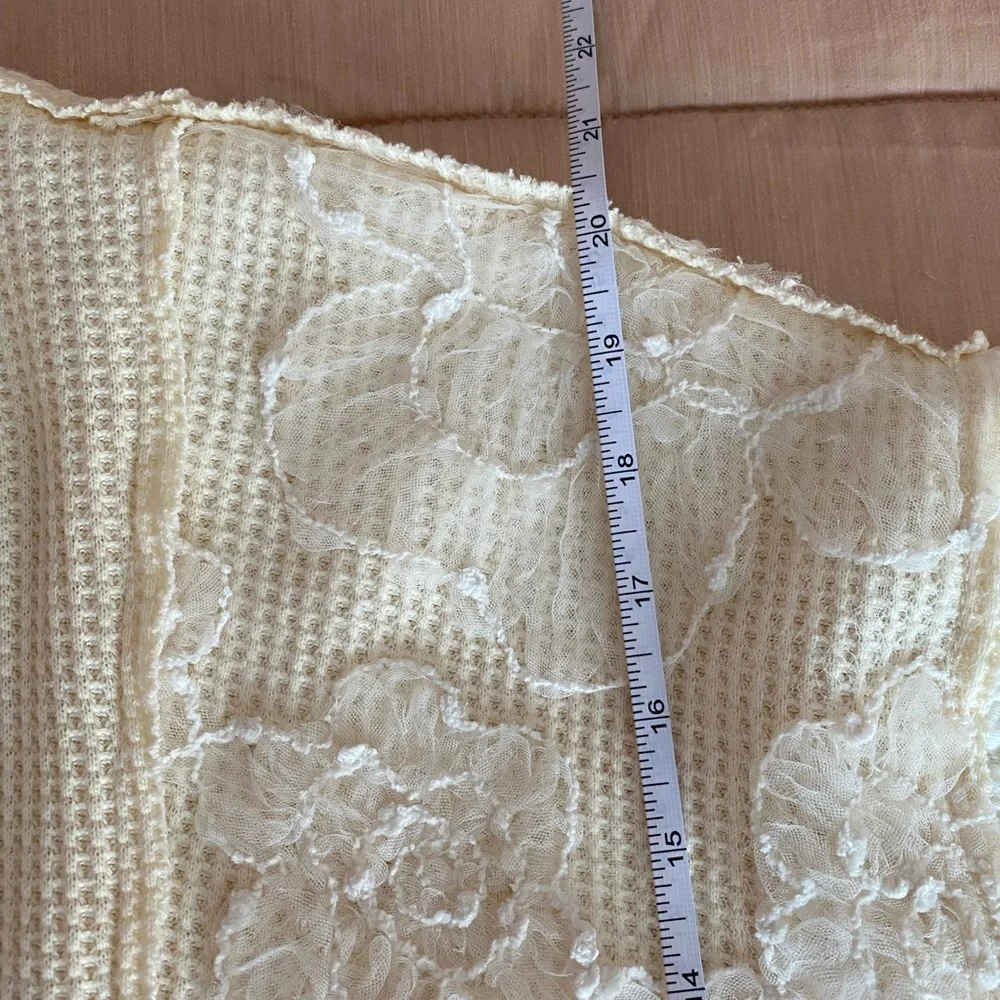 POL Cream Textured Knit Sweatshirt - Picture 9 of 10